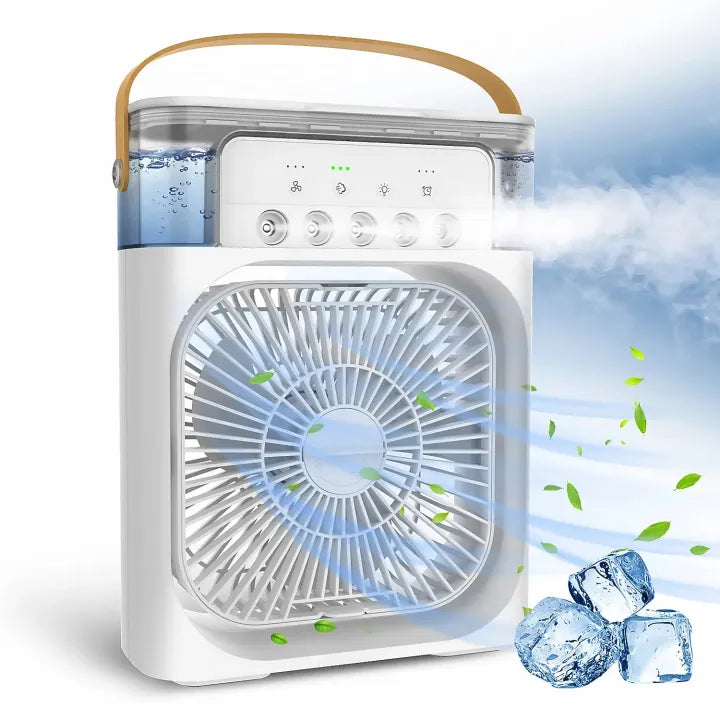 Humidifier Cooling Fan, Personal USB Air Cooler Fan, Mini Air Freshener Cooling Fan, Water Mist Humidification Fan