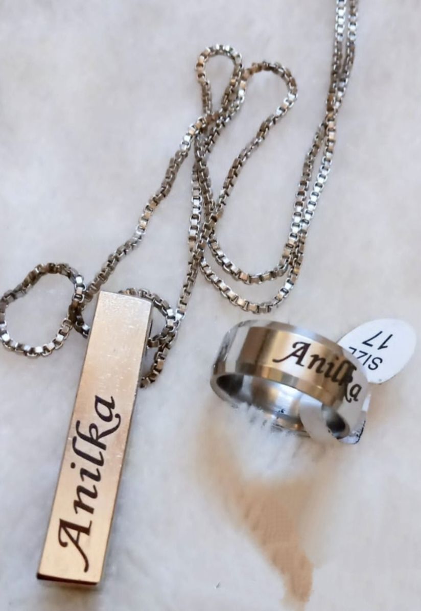 Bar Locket & Ring