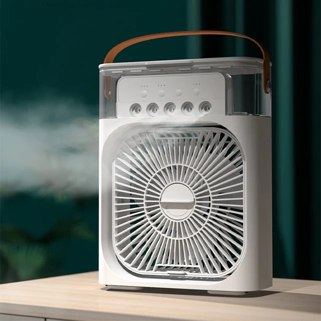 Humidifier Cooling Fan, Personal USB Air Cooler Fan, Mini Air Freshener Cooling Fan, Water Mist Humidification Fan